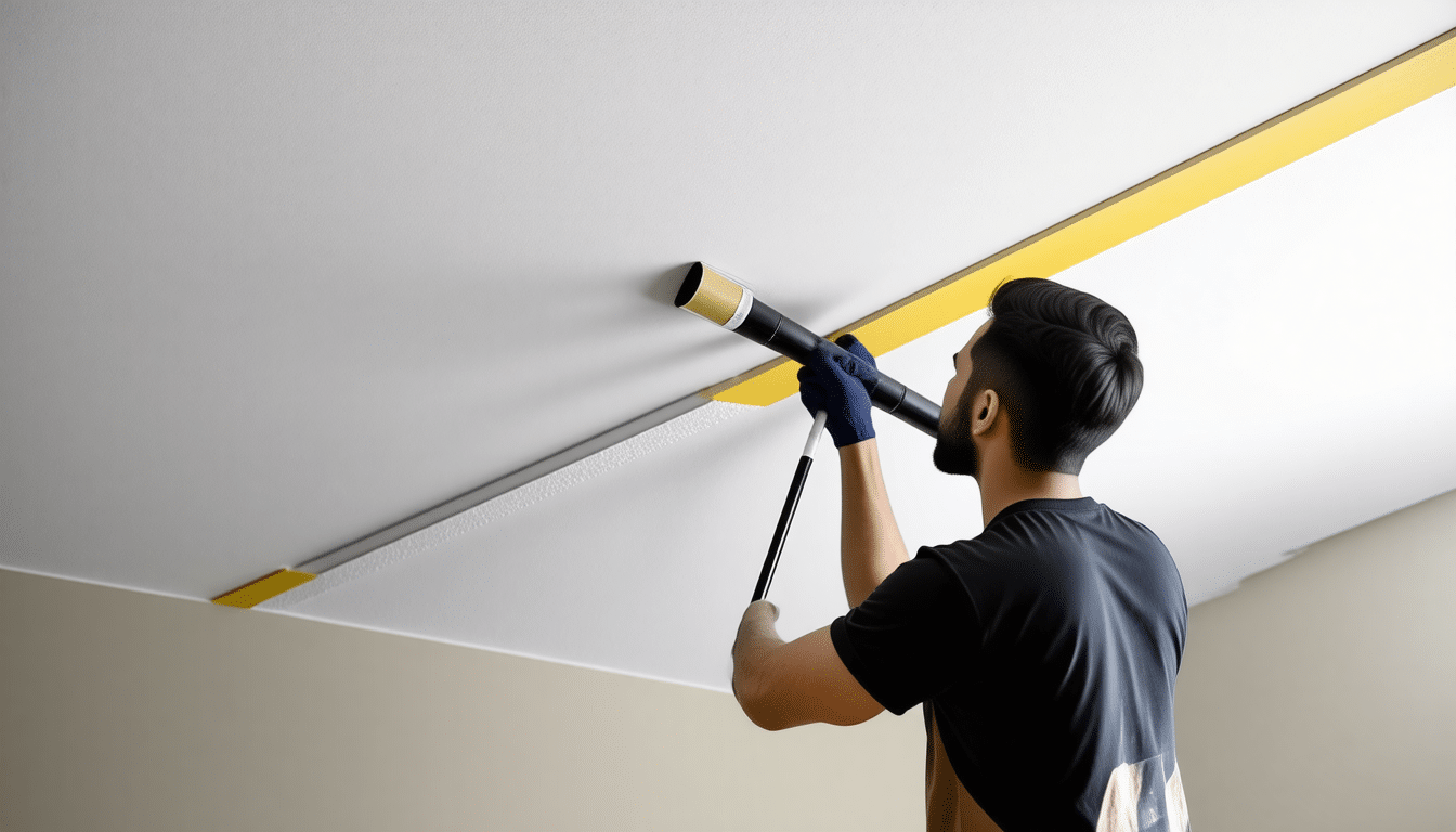 découvrez des techniques ingénieuses pour peindre un plafond sans entrer en contact direct avec sa surface, afin d'éviter les traces et obtenir un résultat impeccable.